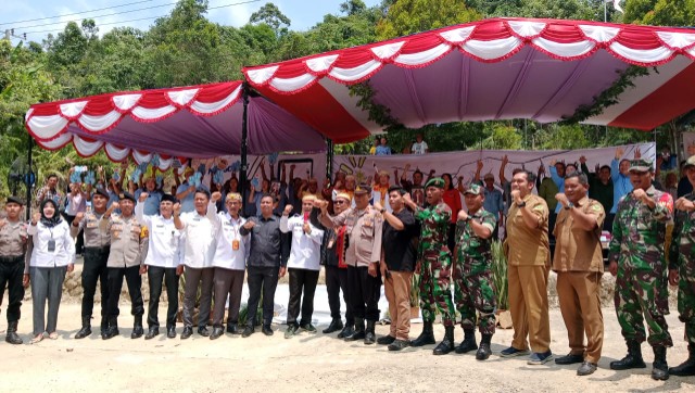 Suasana setelah pengundian nomor urut