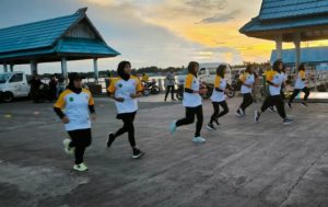 Pusat latihan cabor layar sebagai salah satu sentra olahraga unggulan Kabupaten Berau.