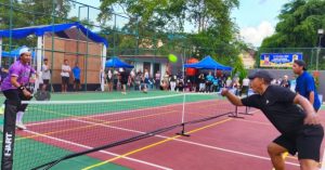 Suasana dalam Turnamen Kaltim Pickleball Open 2024