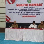 Ekspose persiapan MTQ oleh Burhanuddin, Camat Samboja Barat