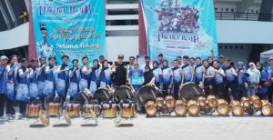 Tim Dispora Drum Corps yang meraih juara dua dalam Kejuaraan Drum Band Piala Raja Sultan Hamengkubuwono. (Ist)