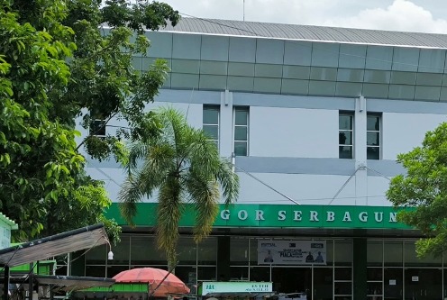 Gedung Serbaguna yang berada di Kompleks GOR Kadrie Oening Samarinda