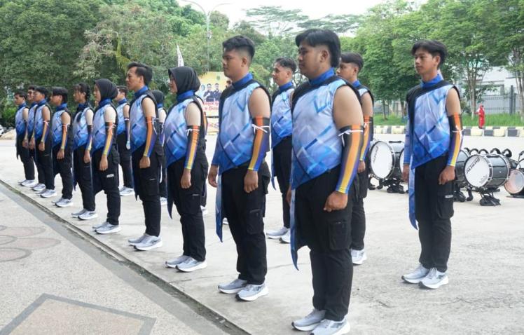 Pelepasan Marching Band Corps binaan Dispora Kaltim