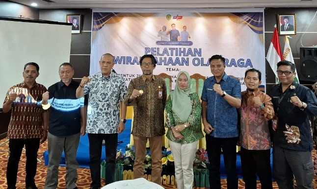 Pembukaan pelatihan kewirausahaan olahraga yang digelar Dispora Kaltim di Bontang