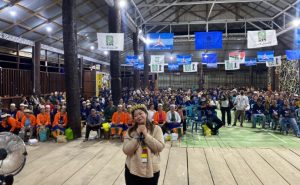 Suasana kampanye di Kampung Batu Majang
