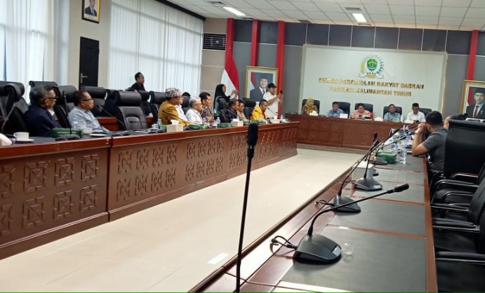 Suasana RDP di DPRD Kaltim
