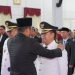 Suasana pelantikan