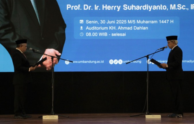 Suasana pelantikan