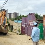 Pembongkaran kios ilegal