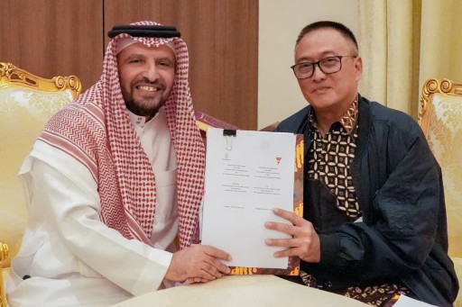 Penandatangan PKS antara Otorita IKN - Ayedh Dajem Group (Jumat, 23 Januari 2026).