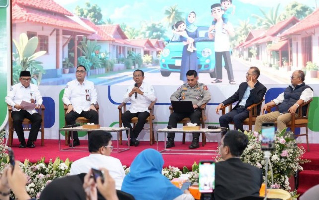 Suasana konperensi pers BPJS Kesehatan