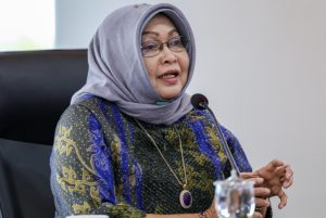 Rektor Universitas Gunadarma, Prof. Dr. E.S. Margianti, S.E., M.M