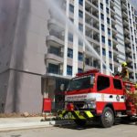 Latihan pemadaman kebakaran di IKN
