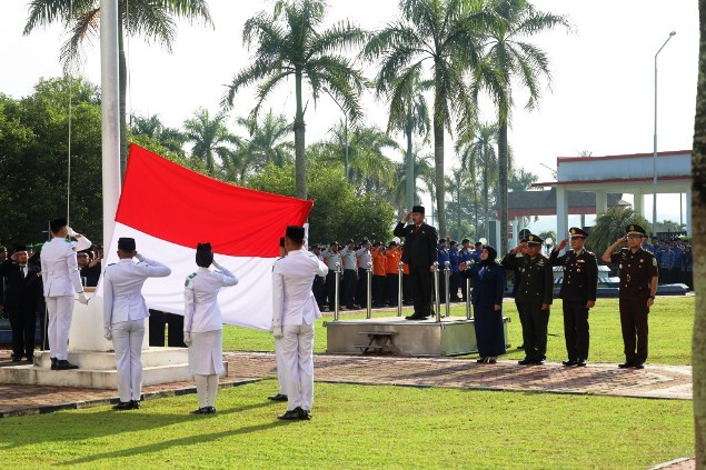 Suasana Peringatan Hari Lahir Pancasila di Tenggarong