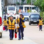 Pekerja perempuan di IKN ketika pulang kerja